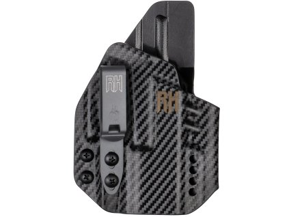 CROCY - Glock 43/43X - Glock 43X Rail MOS - appendix vnitřní kydexové pouzdro - carbon