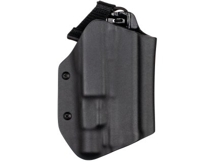 TAC - Walther PDP 4"- 5" + Fenix GL19R V2.0 + BUNGEE pojistka - taktické kydexové pouzdro - černá 3 mm