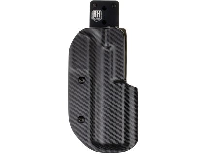 IPSC DL - KMR L-02 ORCA - RH závěs - sportovní kydexové pouzdro - carbon/olivová