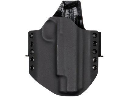 OWB - 1911 Rail 5" - vnější kydexové pouzdro - poloviční sweatguard - černá/černá