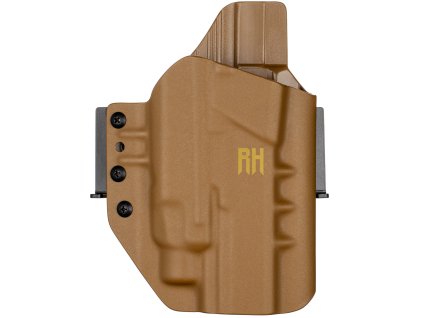 FROGY - Walther PDP 5" + Streamlight TLR-7 HL-X - vnější kydexové pouzdro - poloviční sweatguard - coyote hnědá
