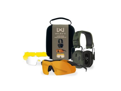 wiley x vapor comm shooting range kit