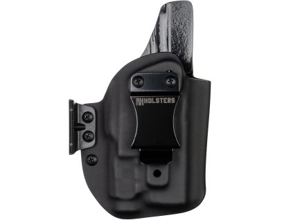 AIWB - Glock 19 Gen3-5 - Glock 19X/45 + Fenix GL06 - appendix vnitřní kydexové pouzdro - plný sweatguard - ns - černá