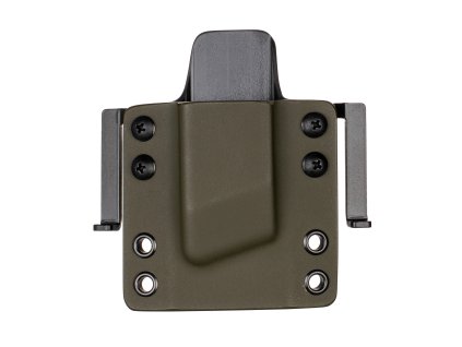 OWB - Glock 43X/48 - vnější kydexové pouzdro na 1 zásobník - plný sweatguard - olivová/černá