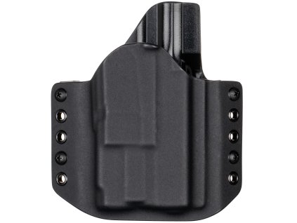 OWB - Glock 19 Gen3-4 + Glock GTL II - vnější kydexové pouzdro - poloviční sweatguard - černá/černá