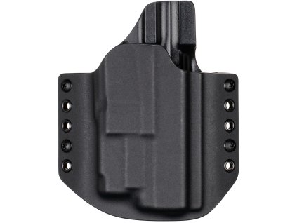 OWB - Glock 17 Gen5 - Glock 47 + Glock GTL II - vnější kydexové pouzdro - poloviční sweatguard - černá/černá