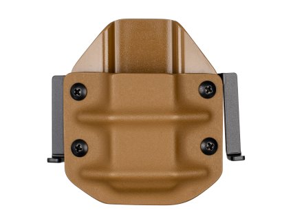 FROGY 1M - Glock 43X/48 - vnější kydexové pouzdro na 1 zásobník - plný sweatguard - coyote hnědá/coyote hnědá