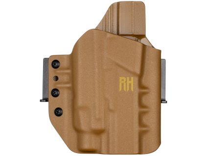 FROGY - Springfield Echelon Compact 4" - HS Echelon Compact 4" + Streamlight TLR-7 HL-X - vnější kydexové pouzdro - poloviční sweatguard - coyote hnědá