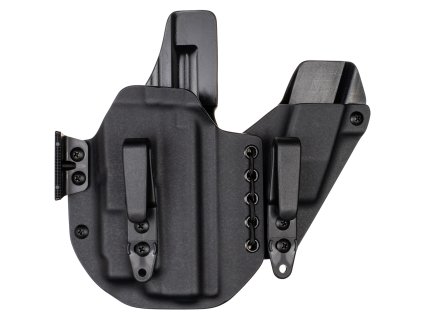 AIWB - Glock 17 Gen3-5 - Glock 47 + Glock GTL II + zásobník - appendix vnitřní kydexové pouzdro - plný/plný sweatguard - ns - černá/černá