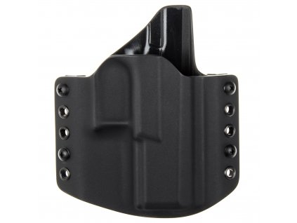 OWB - CZ P-10 C - vnější kydexové pouzdro - poloviční sweatguard - černá/černá