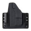 OWB - Glock 43/43X + Streamlight TLR-6 - vnější kydexové pouzdro - poloviční sweatguard - černá/černá