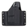 OWB - Glock 43/43X + Streamlight TLR-6 - vnější kydexové pouzdro - poloviční sweatguard - černá/černá