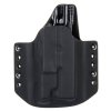 OWB - Glock 17/22/31 + Inforce APL Gen 3 - vnější kydexové pouzdro - poloviční sweatguard - černá/černá