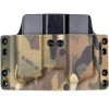 OWB - Glock 17/19/19X/45 - vnější kydexové pouzdro na 2 zásobníky - plný sweatguard - multicam/černá