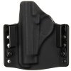 OWB - Beretta 71 - vnější kydexové pouzdro - poloviční sweatguard - černá/černá