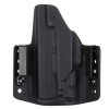 OWB - Glock 19/23/32 + Inforce APLc- vnější kydexové pouzdro - poloviční sweatguard - carbon/černá