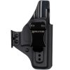 AIWB - Glock 19/23/32 - Glock 19X/45 - appendix vnitřní kydexové pouzdro - plný sweatguard - ns - černá