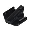 OWB - Glock 19/23/32 - Glock 19X/45 - vnější kydexové pouzdro - poloviční sweatguard - se sklonem - černá/černá