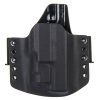 OWB - Glock 17 Gen3-4 + Inforce APLc - vnější kydexové pouzdro - poloviční sweatguard - černá/černá