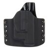 OWB - Glock 19/23/32 + Streamlight TLR-6 - vnější kydexové pouzdro - poloviční sweatguard - černá/černá