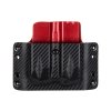 OWB - SIG Sauer P226 - vnější kydexové pouzdro na 2 zásobníky - plný sweatguard - carbon/červená