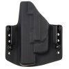 OWB - Glock 17/22/31 + Streamlight TLR-6 - vnější kydexové pouzdro - poloviční sweatguard - černá/černá