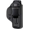 IWB - CZ 75 P-01 Ω - CZ 75 D Compact - CZ 75 Compact Shadow Line - vnitřní kydexové pouzdro - poloviční sweatguard - ns - černá