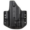 OWB - Glock 17/22/31 + Inforce APL - vnější kydexové pouzdro - poloviční sweatguard - carbon/carbon