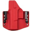 OWB - CZ P-10 C - vnější kydexové pouzdro - poloviční sweatguard - černá/červená