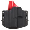 OWB - CZ P-10 C - vnější kydexové pouzdro - poloviční sweatguard - černá/červená