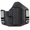 H/IWB - Glock 19/23/32 - Glock 19X/45 - hybridní vnitřní kydexové pouzdro - poloviční sweatguard - černá