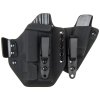 AIWB - Glock 19/23/32 - Glock 19X/45 + Inforce APLc + zásobník - appendix vnitřní kydexové pouzdro - poloviční/plný sweatguard - ns - černá