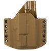 OWB - Glock 19/23/32 + Inforce APLc - vnější kydexové pouzdro - poloviční sweatguard - coyote hnědá/coyote hnědá