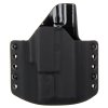 OWB - Glock 19/23/32 + Surefire XC1 - vnější kydexové pouzdro - poloviční sweatguard - černá/černá