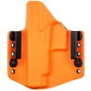 OWB - Glock 48 - vnější kydexové pouzdro - poloviční sweatguard - tmavě šedá/oranžová