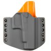 OWB - Glock 48 - vnější kydexové pouzdro - poloviční sweatguard - tmavě šedá/oranžová