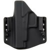 OWB - Glock 48 - vnější kydexové pouzdro - poloviční sweatguard - černá/černá