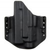 OWB - Glock 17/22/31 + Streamlight TLR-2 HL - vnější kydexové pouzdro - poloviční sweatguard - černá/černá