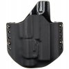 OWB - Glock 17/22/31 + Streamlight TLR-2 HL - vnější kydexové pouzdro - poloviční sweatguard - černá/černá