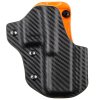 IPSC DL - Glock 17/22/31 - sportovní kydexové pouzdro - carbon/oranžová