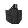 OWB - CZ P-10 F/SC OR - vnější kydexové pouzdro - poloviční sweatguard - černá/černá