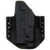 OWB - Glock 17/22/31 + Olight PL-2/PL-PRO Valkyrie - vnější kydexové pouzdro - poloviční sweatguard - černá/černá