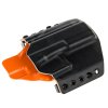 OWB - Glock 17/22/31 - vnější kydexové pouzdro - poloviční sweatguard - multicam black/oranžová