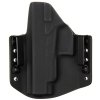 OWB - Glock 48 Rail - vnější kydexové pouzdro - poloviční sweatguard - černá/černá