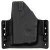 OWB - Glock 42 + Streamlight TLR-6 - vnější kydexové pouzdro - poloviční sweatguard - černá/černá
