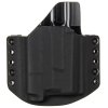 OWB - CZ P-10 S + Olight Baldr Mini - vnější kydexové pouzdro - poloviční sweatguard - černá/černá