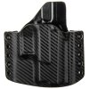 OWB - CZ P-10 S - vnější kydexové pouzdro - poloviční sweatguard - carbon/černá