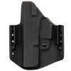 OWB - Glock 20/21 - vnější kydexové pouzdro - poloviční sweatguard - ns - černá/černá