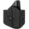 OWB - Glock 20/21 - vnější kydexové pouzdro - poloviční sweatguard - ns - černá/černá
