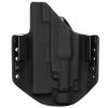 OWB - Glock 17/22/31 + Olight Baldr Pro/RL Valkyrie - vnější kydexové pouzdro - poloviční sweatguard - černá/černá
